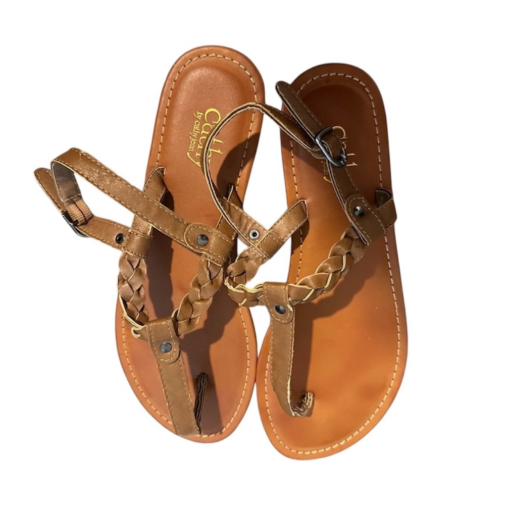 Cathy Jean Woman’s Braided Flat Sandals